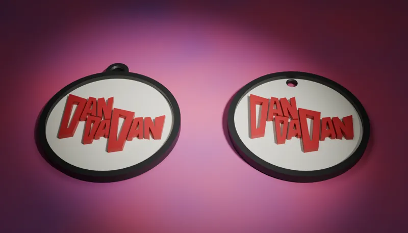 DanDaDan Logo Keychain