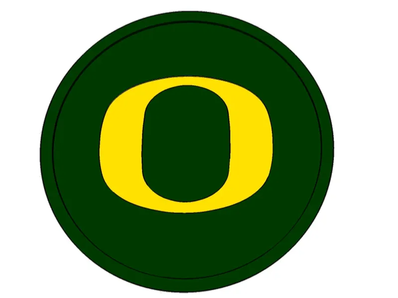 Oregon Ducks Coaster