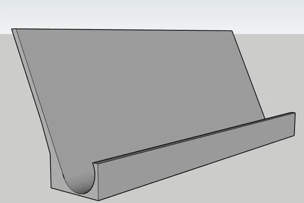 Support large pour tablette et écran