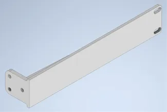 19" rack angle bracket based on "Mauker" design