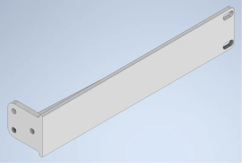 19" rack angle bracket based on "Mauker" design