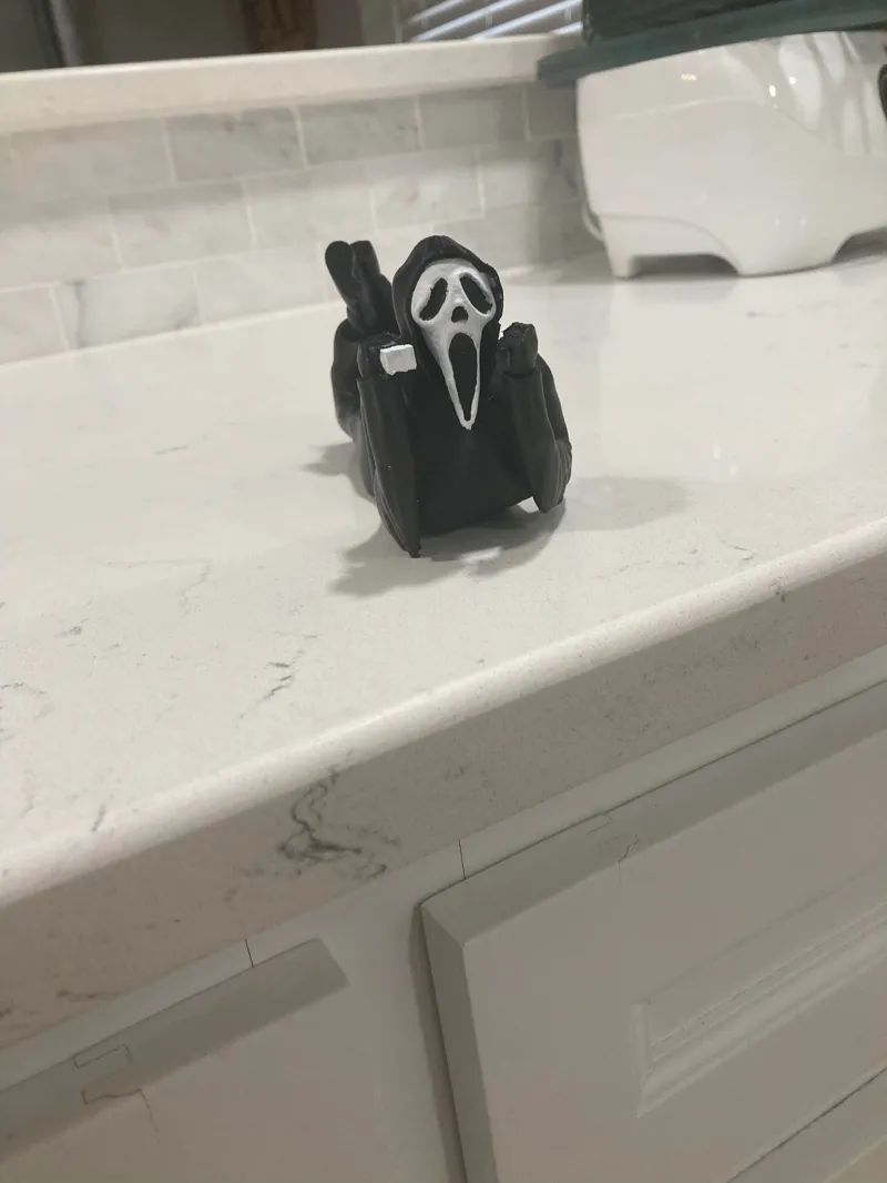 You like scary movies too? Ghostface.