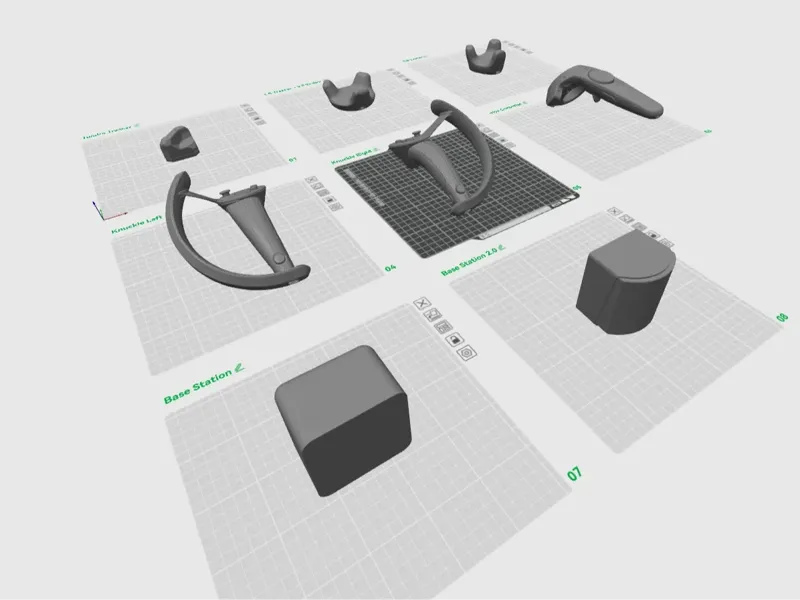 SteamVR 常见设备模型集合