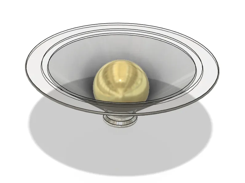 LAW OF GRAVITATION, SUN ORBITAL BOWL by Erickson Industries - MakerWorld