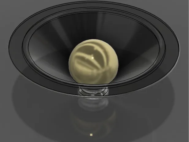 LAW OF GRAVITATION, SUN ORBITAL BOWL
