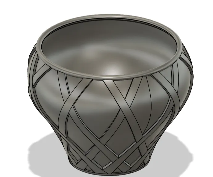 Small flowerpot easy print