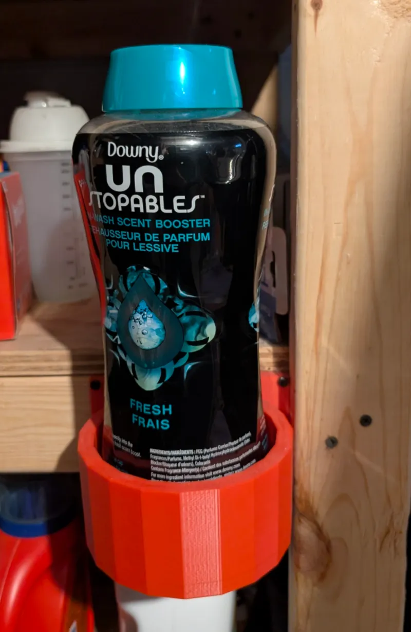 34oz Downy Scent Beads holder, wall mount.  
