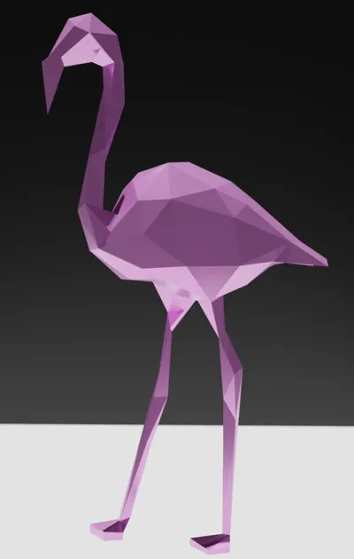 flamingo triangel style
