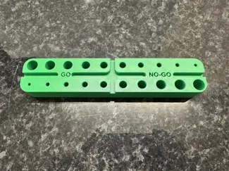 GO/NO-GO Pin Gauge Block