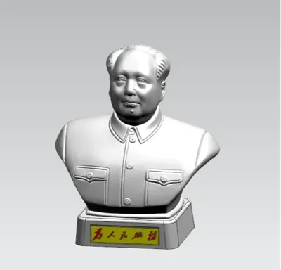 Chairman Mao Bust—In the Service of the People (Remix)