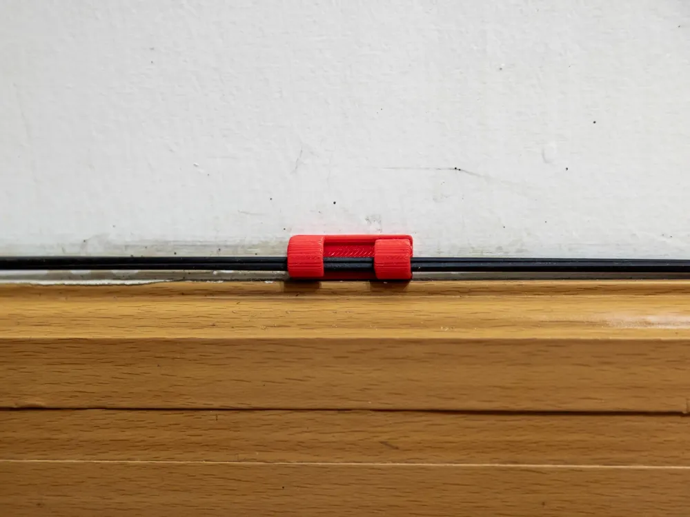 Wire Cable Clip | No Drilling Required | Fits Baseboard Gaps | Various ...