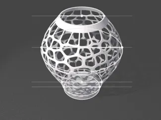 Vase created in Makerlab 'Make my vase'