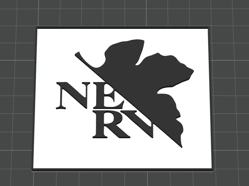 EVA新世纪福音战士 NERV logo摆件（12g 25分钟）