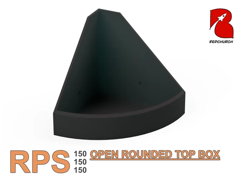 Paint Station 150-150-150 Open Rounded Top Box