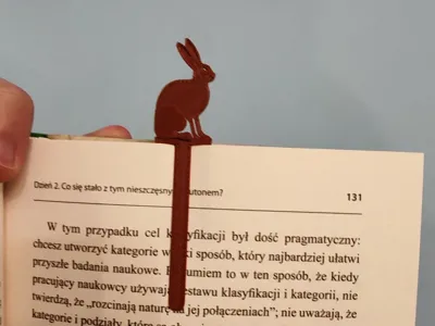 Hare bookmark