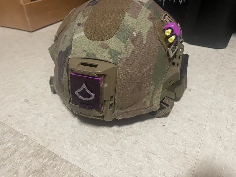 nvg rank plate