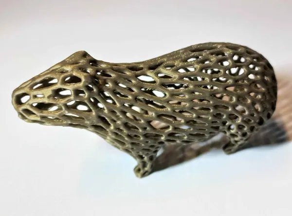 Capybara façon Voronoi