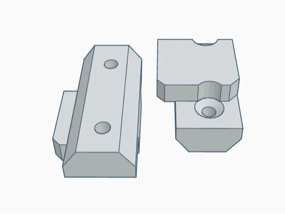 Mounts for Ikea door on AEG dishwasher