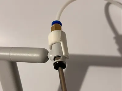A1 Filament feed connector for fully dry printing.