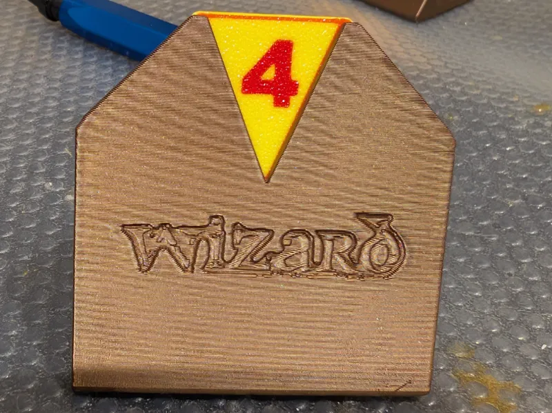 Stich-Anzeige für das Kartenspiel "Wizard"