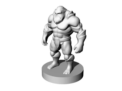 D&D character massive creature
