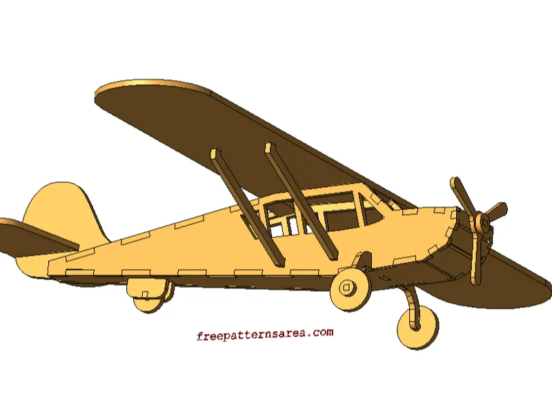 Model Plane 3d Puzzle