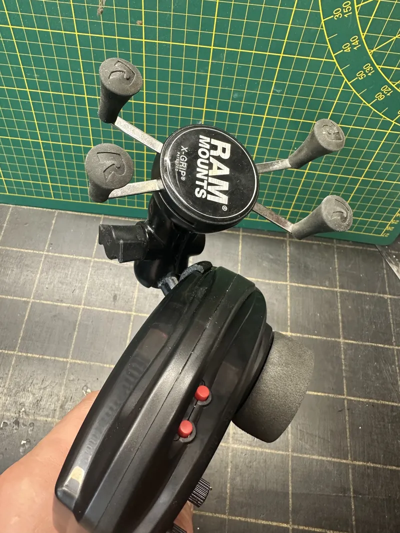 Ultimate Traxxas TQi controller RAM mount