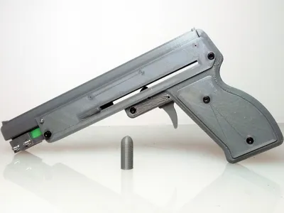 Elastic-gun