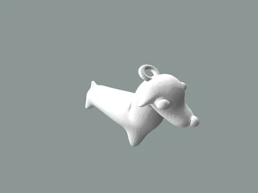 dog keychain
