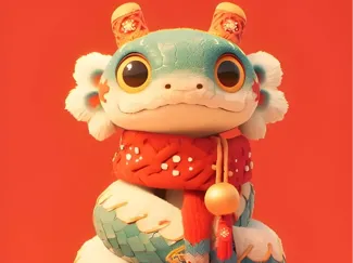 2025年春节蛇画