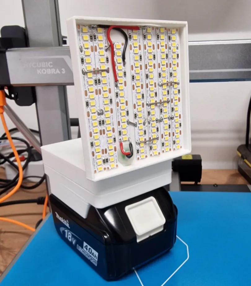 Makita Led light whit 18v battery by AleFusi92 - MakerWorld