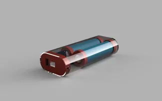 18650 Battery Bank Shell with TP4056 Charger 1s2p