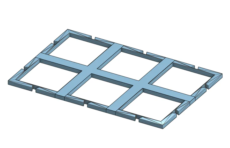 gridfinity 2x3 plate