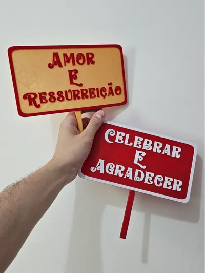 Christmas and Christian Placards