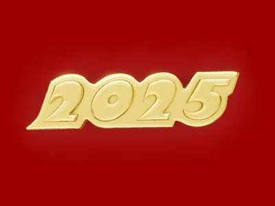 2025 New Year Sign
