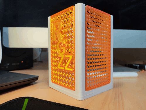 镂空笔筒（拓竹填充图案测试）