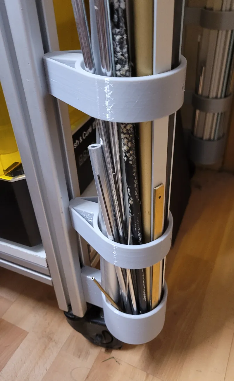 Aufbewahrung von Stangenmaterial