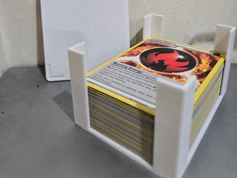 pokemon card holder with lid