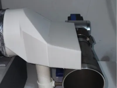FIBER LASER SMOKE EXTRACTOR, for 100 mm tube