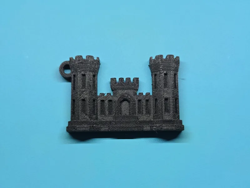 Engineer Castle Keychain 