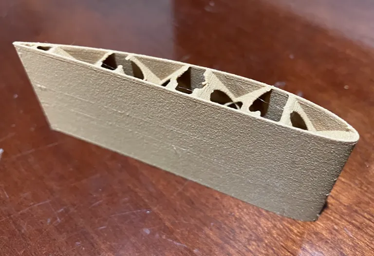 lw pla airfoil test
