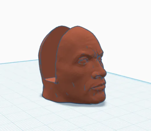 "The Rock" Johnson Business Card Holder