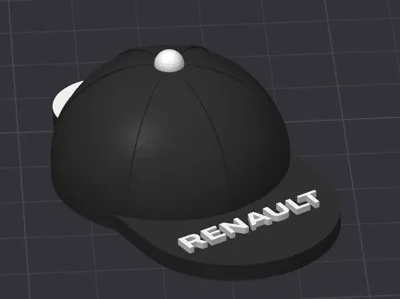 Renault cap keychain