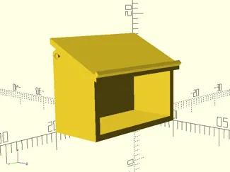 Shtender Box with Lid that opens