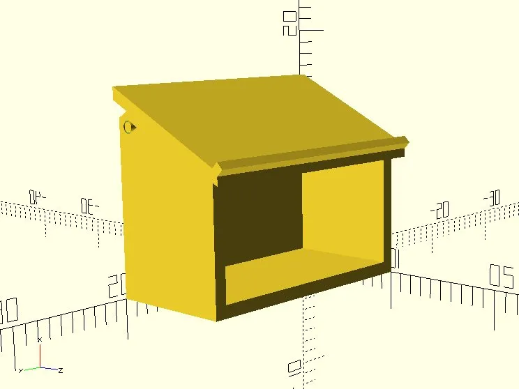 Shtender Box with Lid that opens