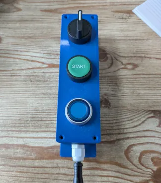 22MM hole 3 button control box
