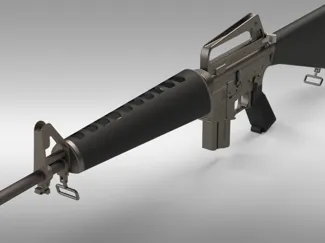 1:1大小越战M16A1模型AR15