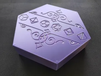 RPG dice magnet box