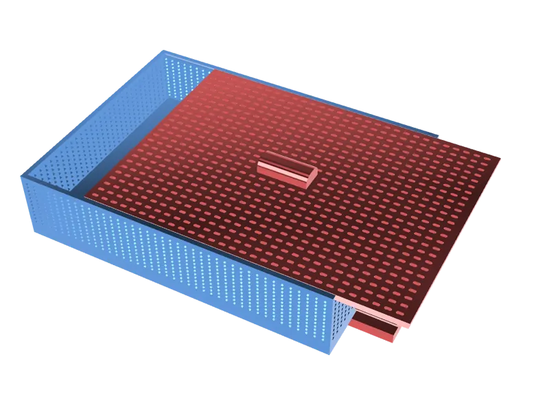 Silica gel box (Ikea)