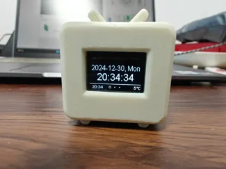 ESP8266 WIFI天气时钟 小电视外壳